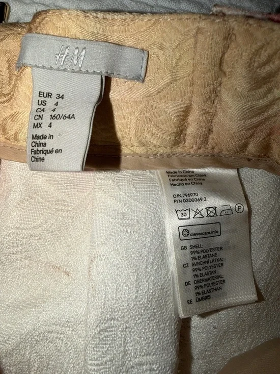 H&M Multicolor Abstract A-Line Skirt in Coral, Yellow & Blue - Picture 4 of 10